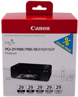CANON PGI-29 MBK/PBK/DGY/GY/LGY/CO Multi pack