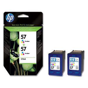 HP 57 2x 3COLOR MULTIPACK