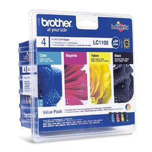 BROTHER LC-1100 BK/C/M/Y Pack MFC-6490CW/DCP-6690CW