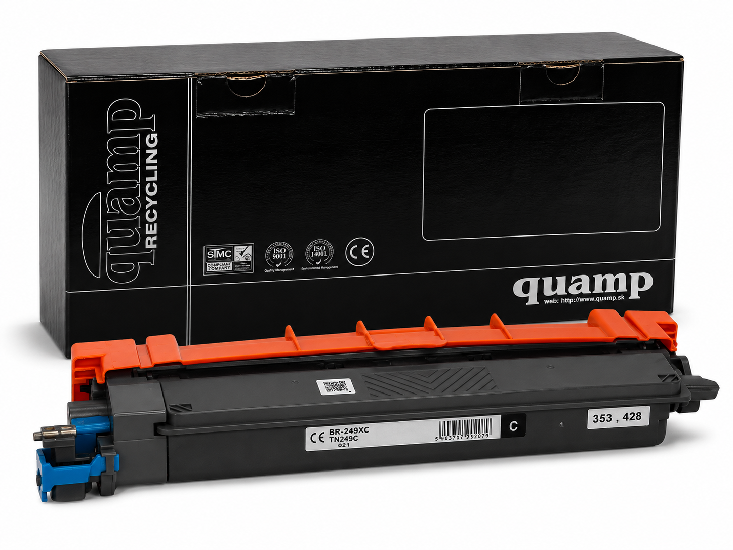 Kompatibilný laserový toner Brother BR-249XC | TN249C cyan  4000 strán