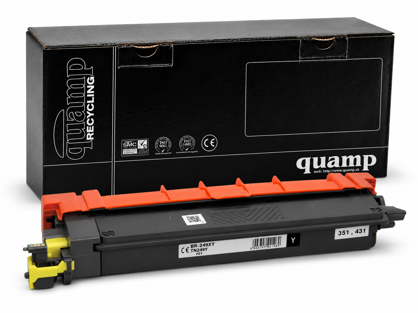 Kompatibilný laserový toner Brother BR-249XY | TN249Y yellow  4000 strán