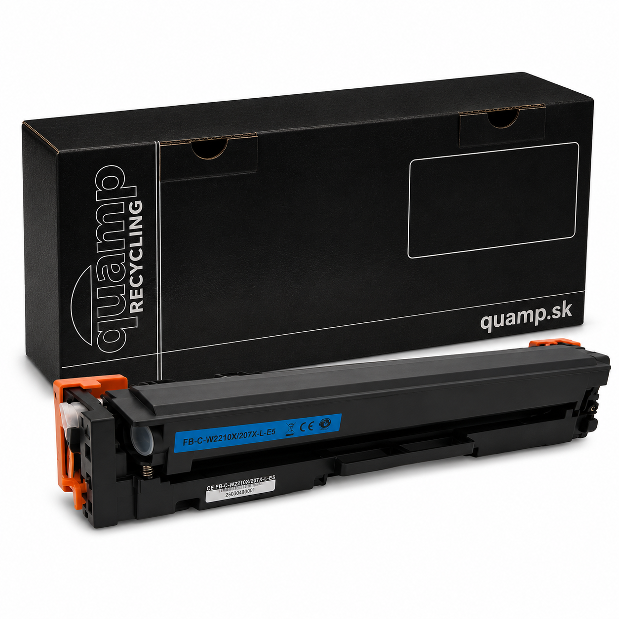 Kompatibilný laserový toner HP-207XC.K | no chip | W2211X 2450 strán