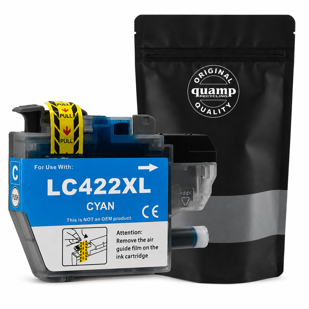 Kompatibilná atramentová náplň Brother BR-422XC | LC422XL