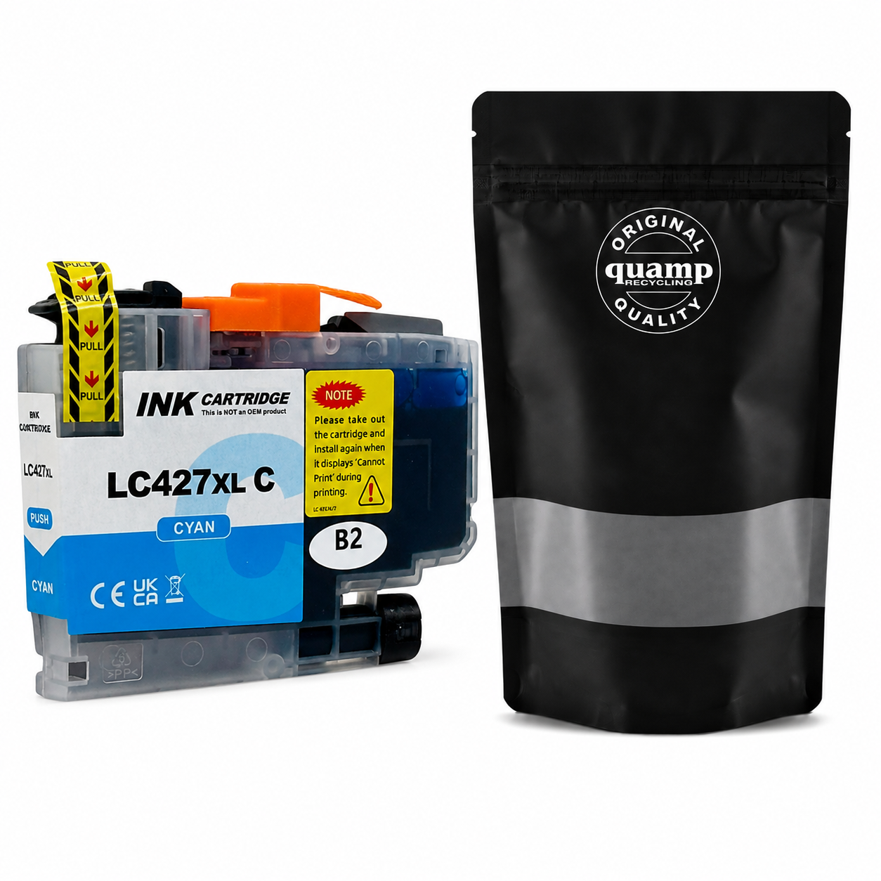 Kompatibilná atramentová náplň Brother BR-427XC | LC427XL