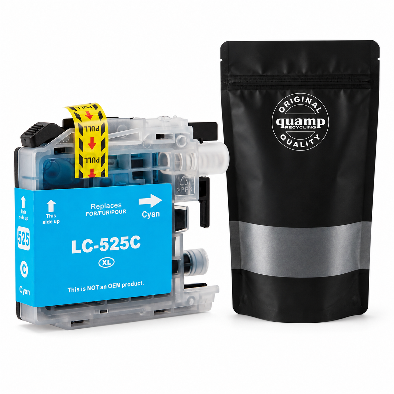 Kompatibilná atramentová náplň Brother BR-525XC | LC525XLC