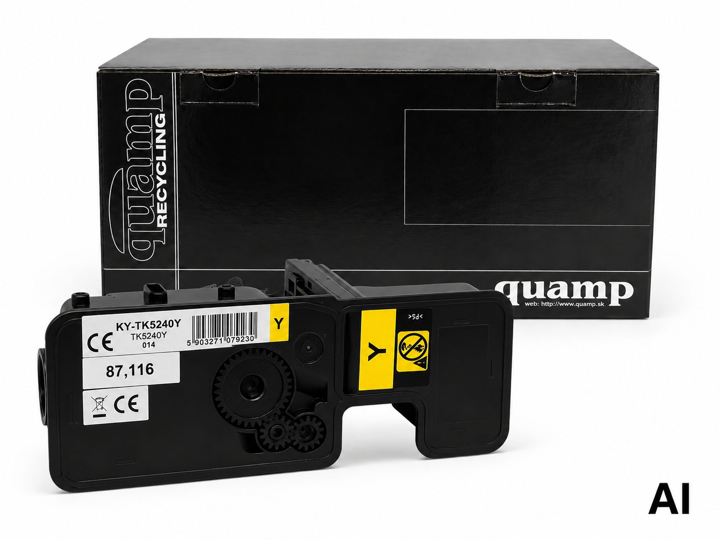 Kompatibilný laserový toner Kyocera   KY-TK5240Y | TK5240Y  3000 strán