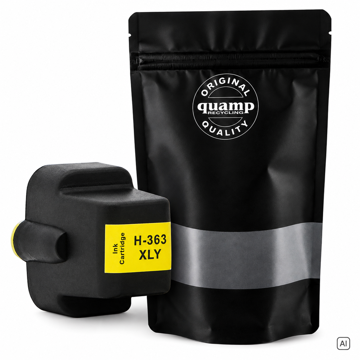 Kompatibilná atramentová náplň HP-363Y | C8773EE| yellow | 11 ml