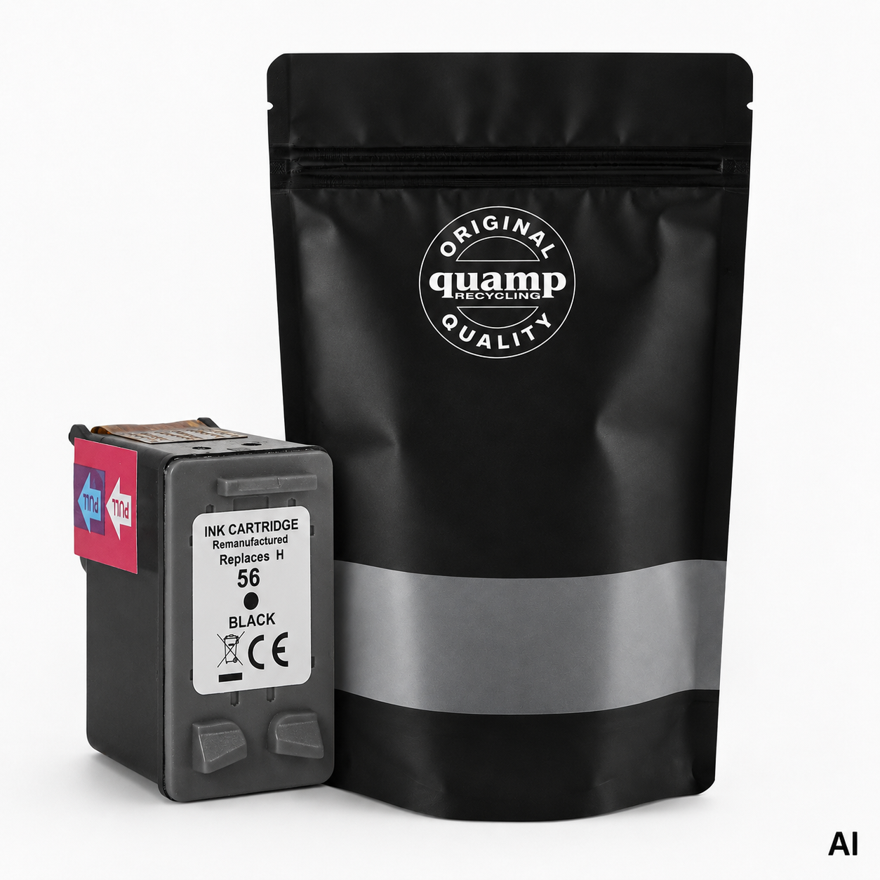 Kompatibilná atramentová náplň HP-56 | C6656AE | black | 20 ml