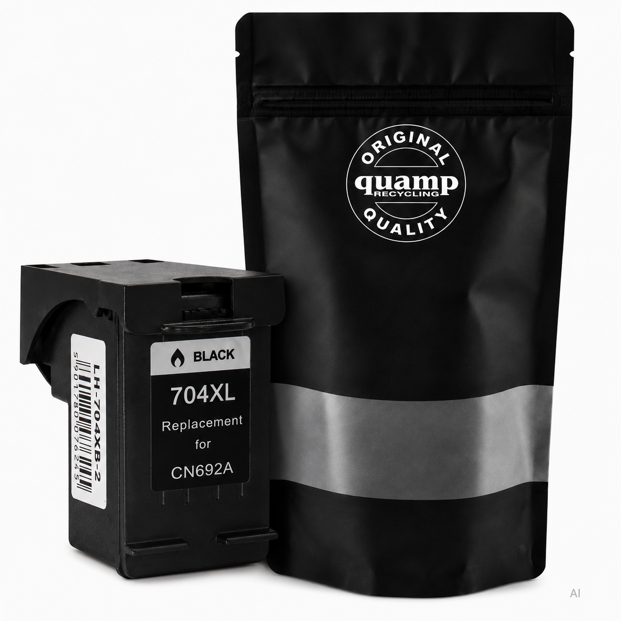 Kompatibilná atramentová náplň HP-704XB | CN692AE | black | 20 ml
