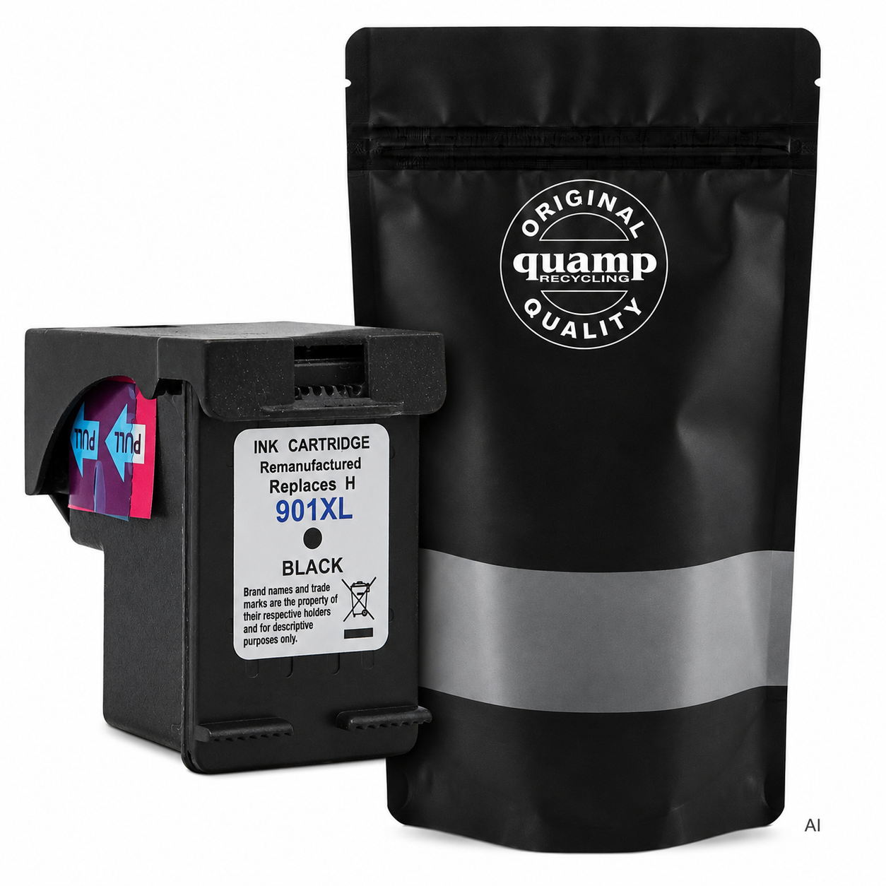 Kompatibilná atramentová náplň HP-901XB | CC654AE | black | 20 ml