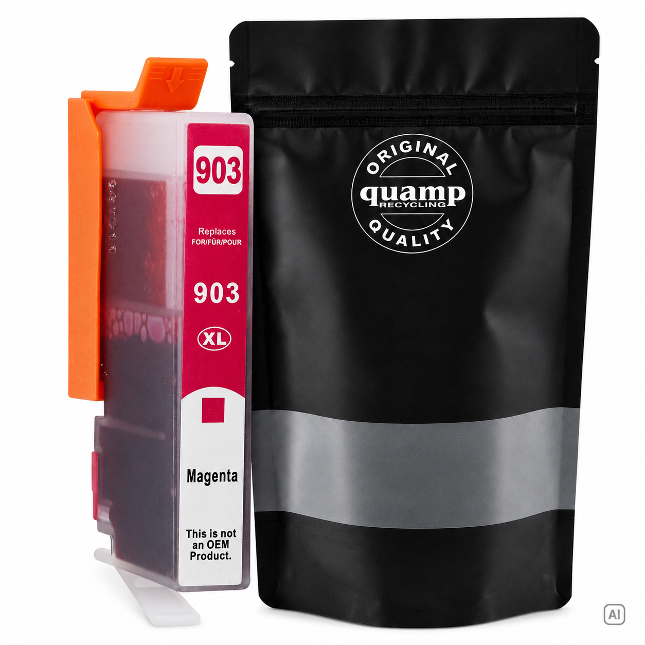 Kompatibilná atramentová náplň HP-903XM | T6M07AE |  magenta | 12 ml 