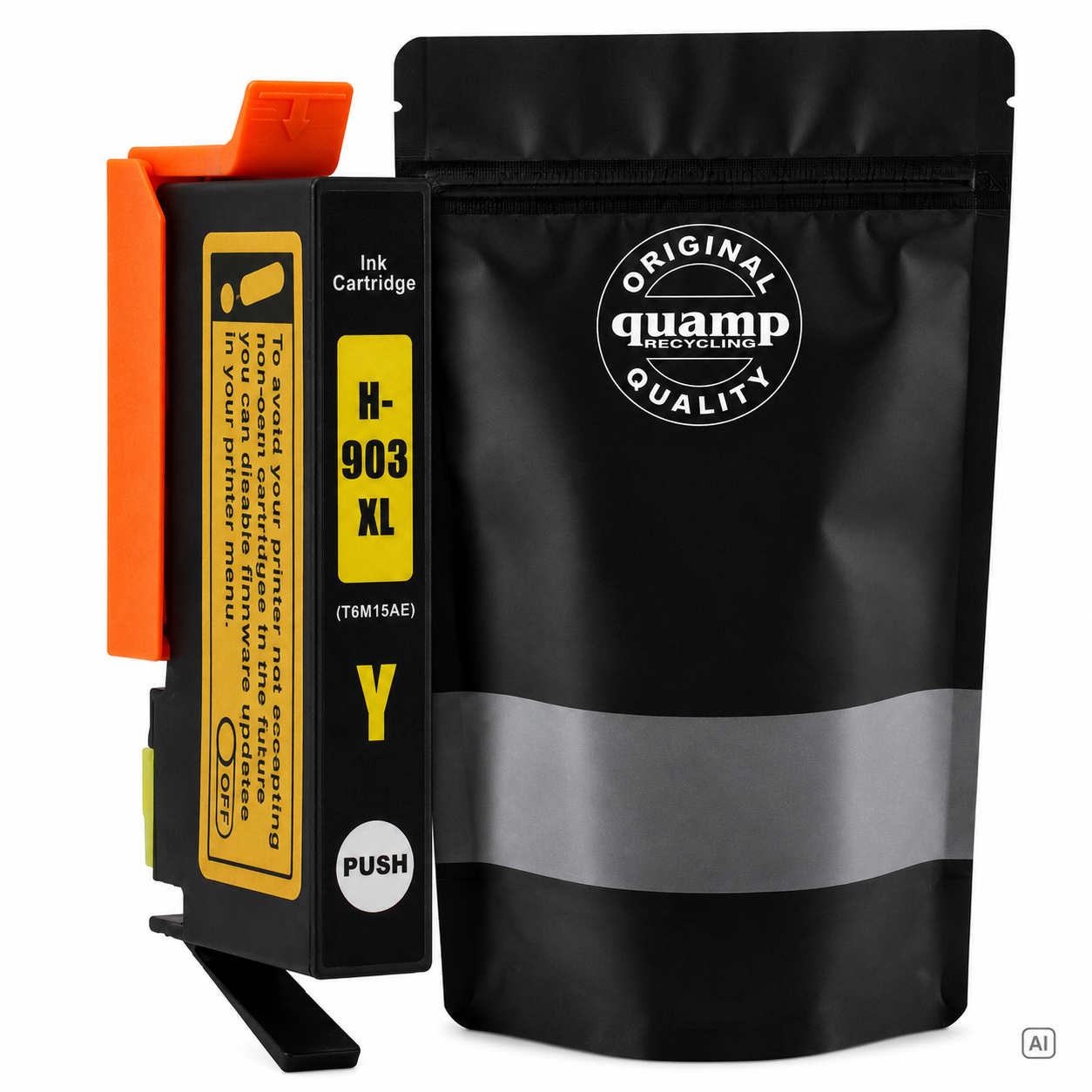 Kompatibilná atramentová náplň HP-903XY | T6M11AE |  yellow | 12 ml