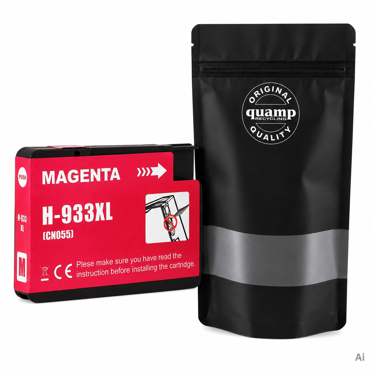 Kompatibilná atramentová náplň HP-933XM | CN055AE | magenta | 13 ml