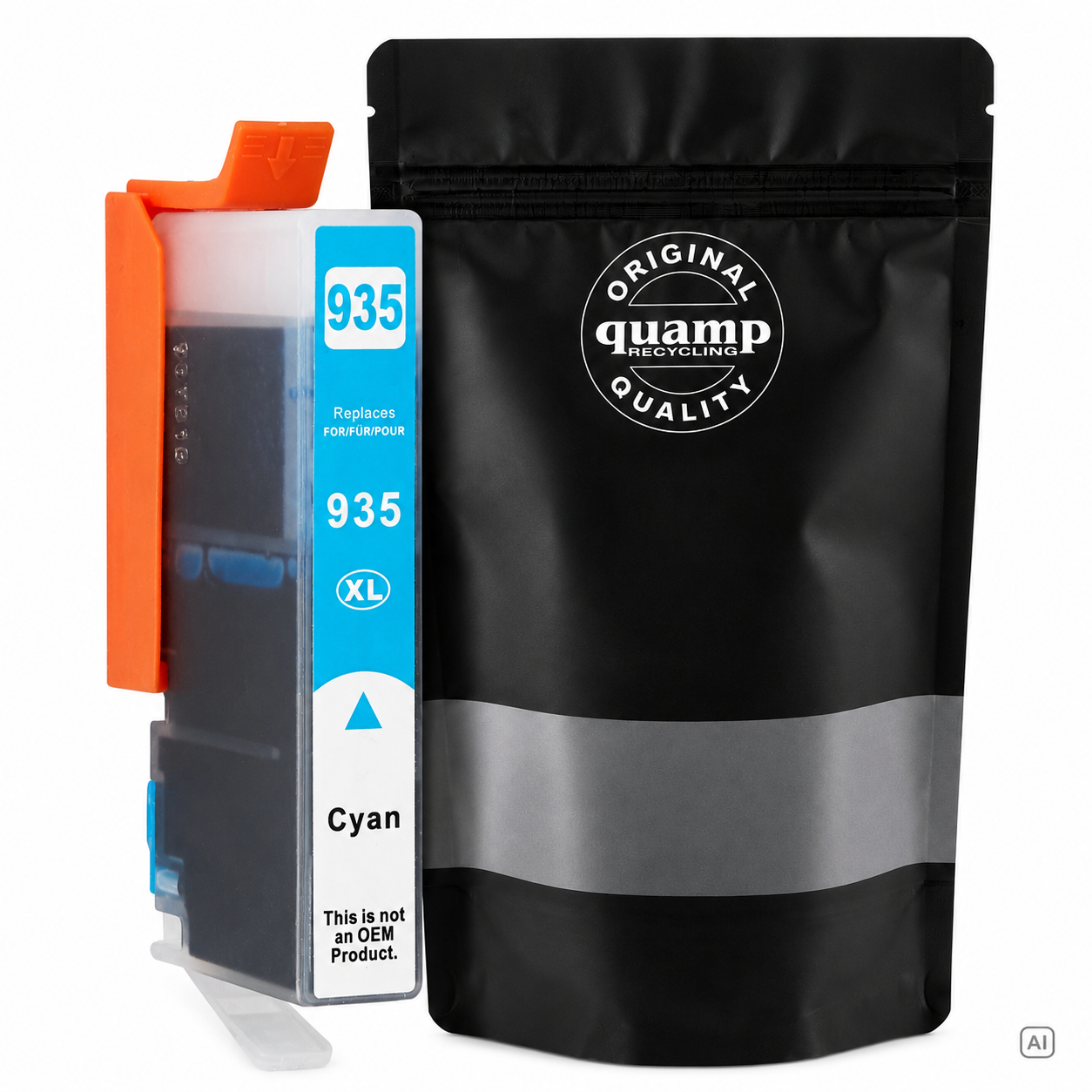 Kompatibilná atramentová náplň HP-935XC | C2P24AE | cyan | 13.5 ml