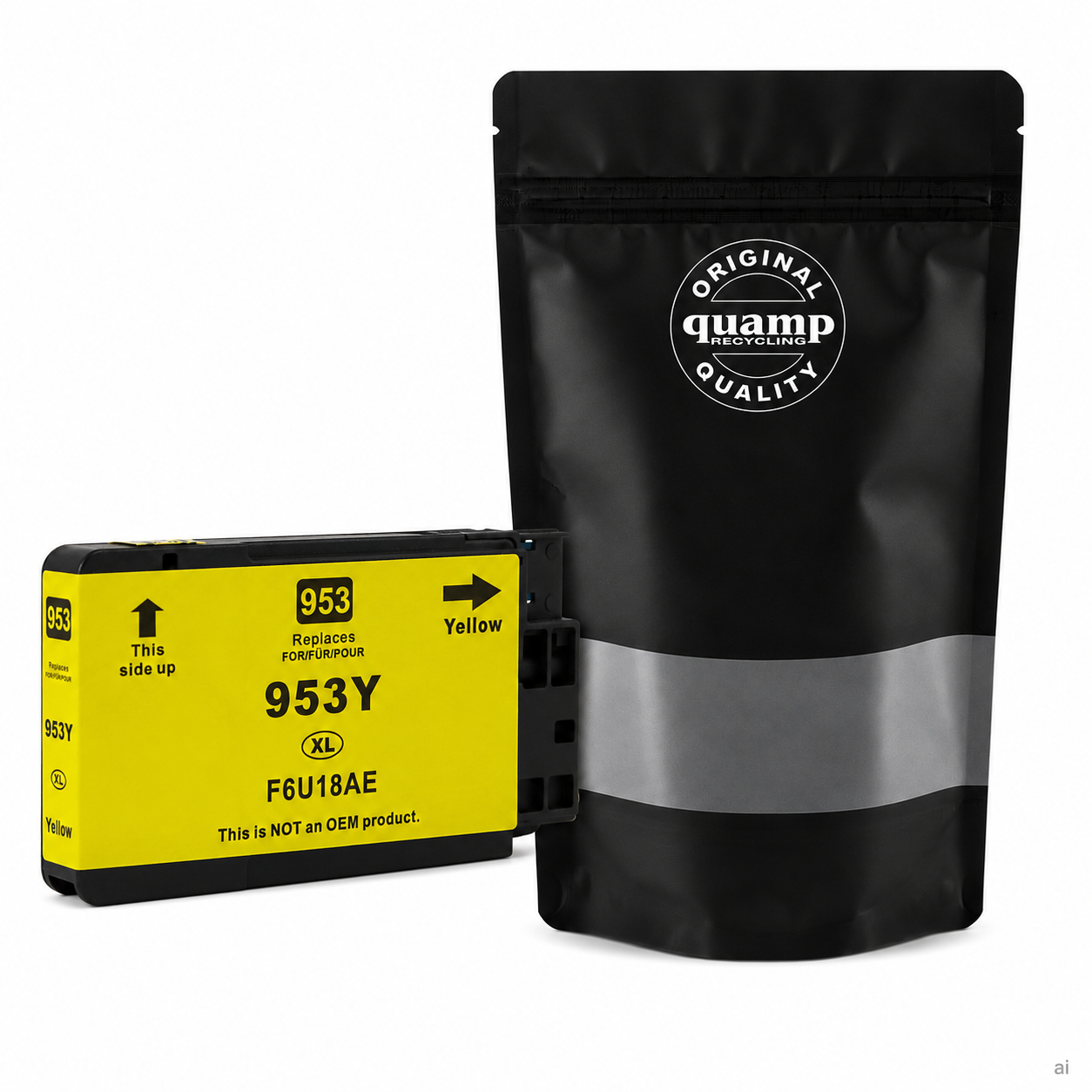 Kompatibilná atramentová náplň HP-953XY | F6U18AE | yellow | 24 ml