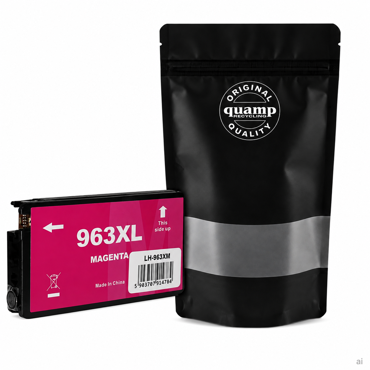 Kompatibilná atramentová náplň HP-963XM | 3JA28AE | magenta | 25 ml