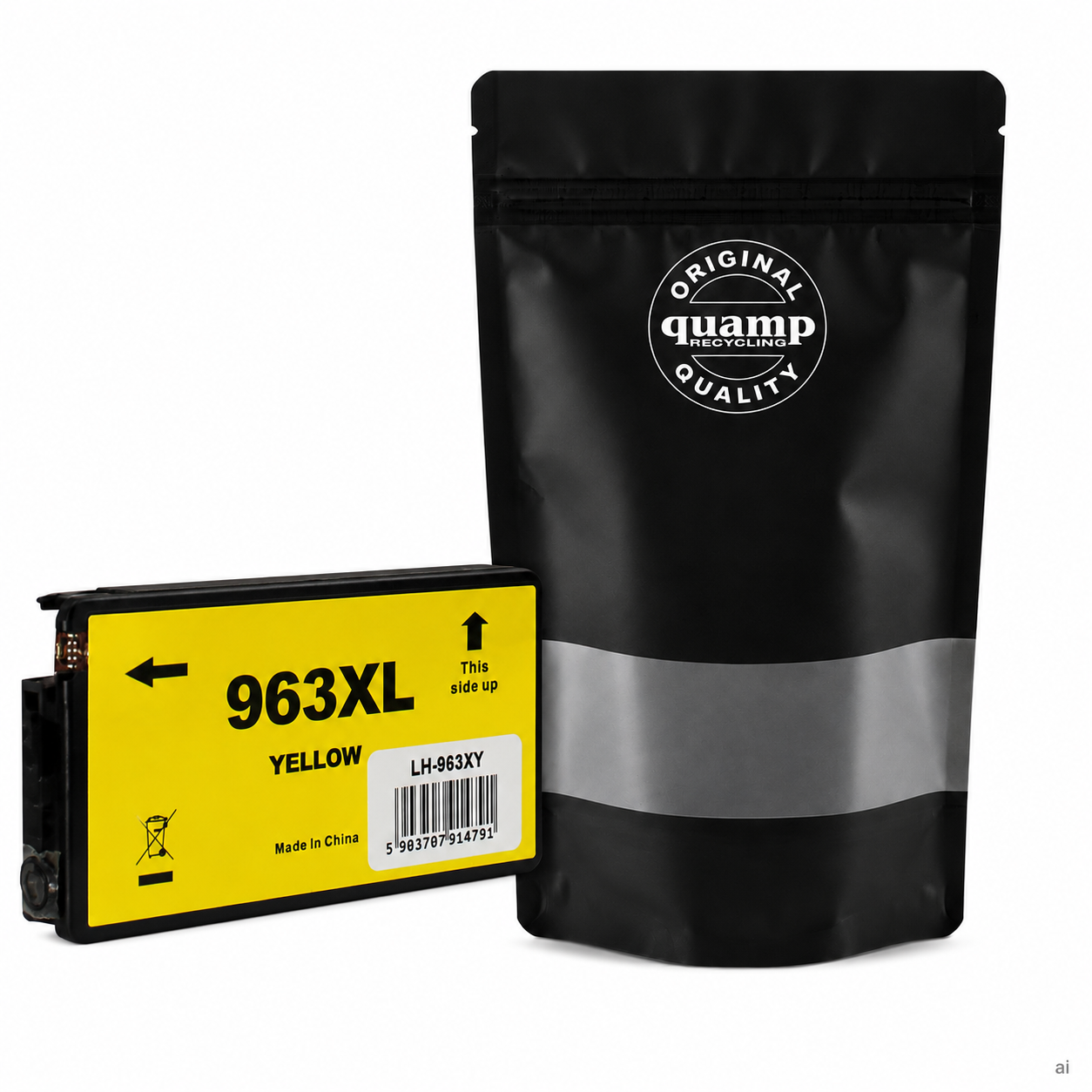 Kompatibilná atramentová náplň HP-963XY | 3JA29AE | yellow | 25 ml