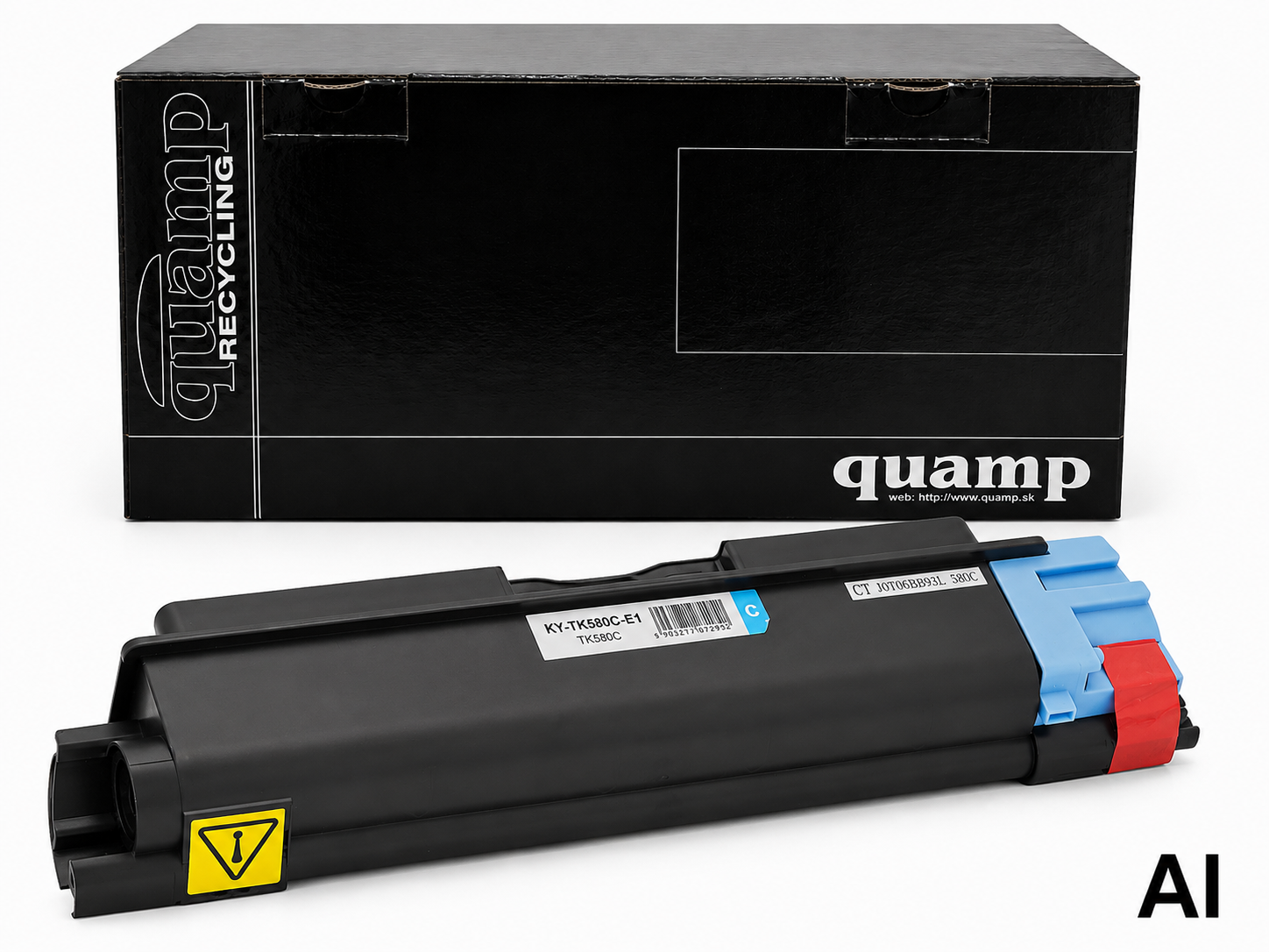 Kompatibilný laserový toner Kyocera   KY-TK580C | TK580C  2800 strán