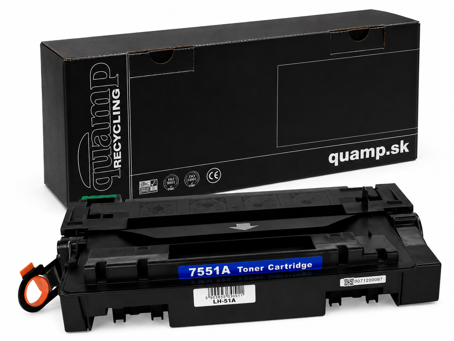 Kompatibilný laserový toner HP-51A | Q7551A  6500 strán